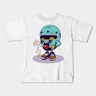 helmet character Kids T-Shirt